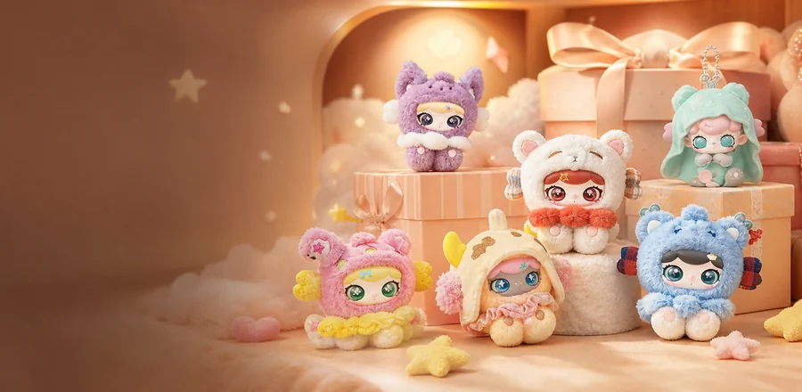 Lulumi promotional blind box display
