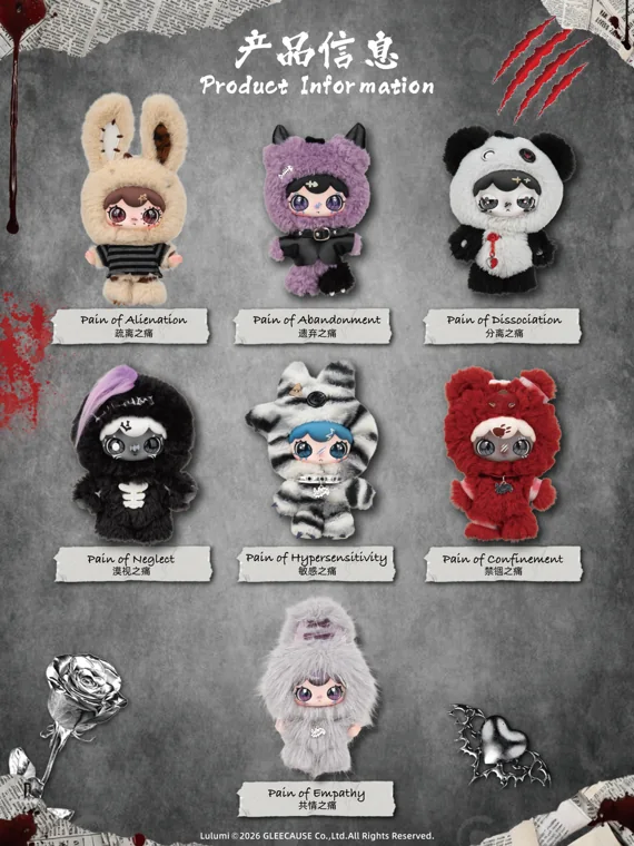Lulumi The Seventh Pain Vol.6 Pendant Blind Box: Wholesale Series Notes